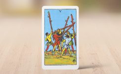 A hét tarot lapja, 2021. április 5-11., botok 5